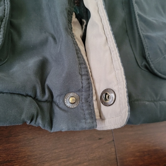 Vtg 90s Members Only Hooded Heavyweight Zip-Up Microfiber Jacket Men's XXL Green - Picture 8 of 11